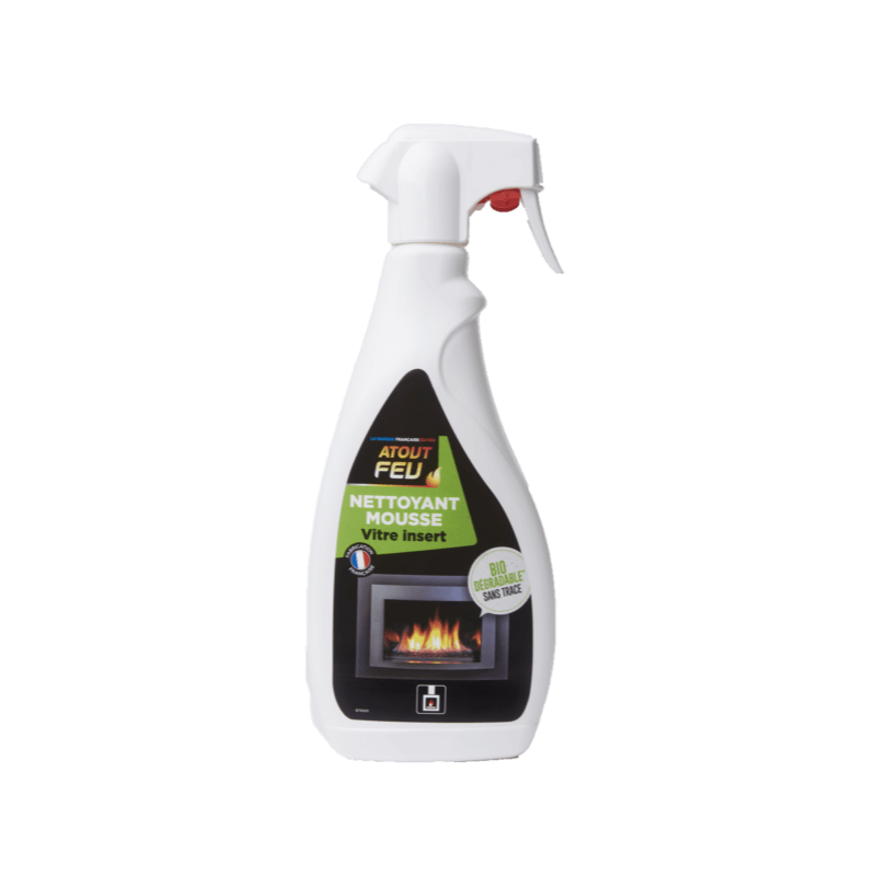 Nettoyant vitre insert mousse  - Atout Feu