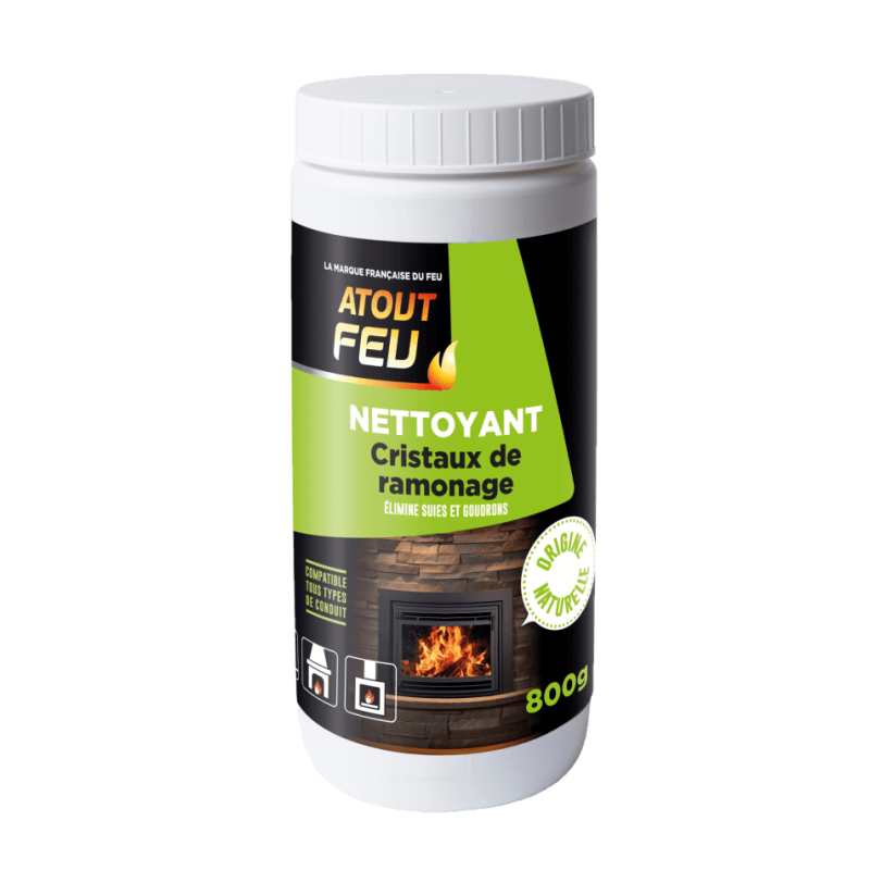 Nettoyant cristaux de ramonage - Atout Feu