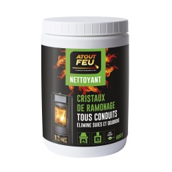 Nettoyant cristaux de ramonage pour conduits - Atout Feu