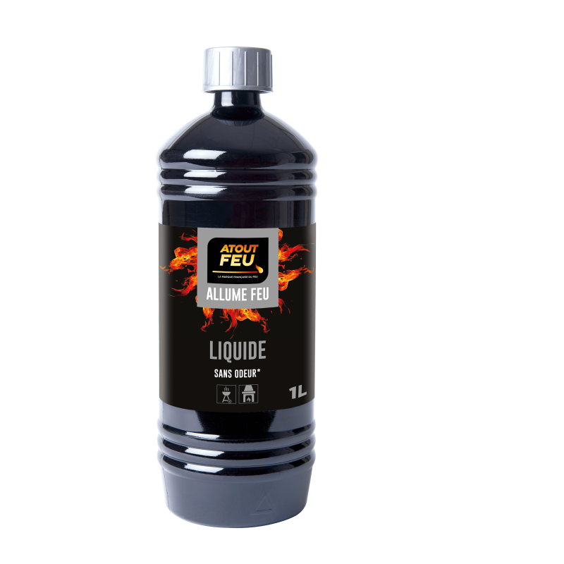 Allume-feu liquide sans odeur - Atout Feu