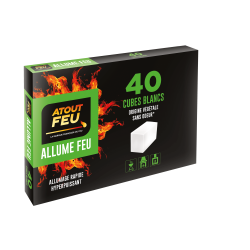 Allume feu cubes blancs origine végétale - Atout Feu