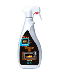 Nettoyant gel pour vitre d’insert - Atout Feu