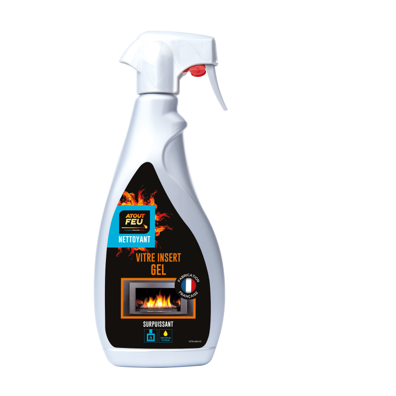 Nettoyant gel pour vitre d’insert - Atout Feu