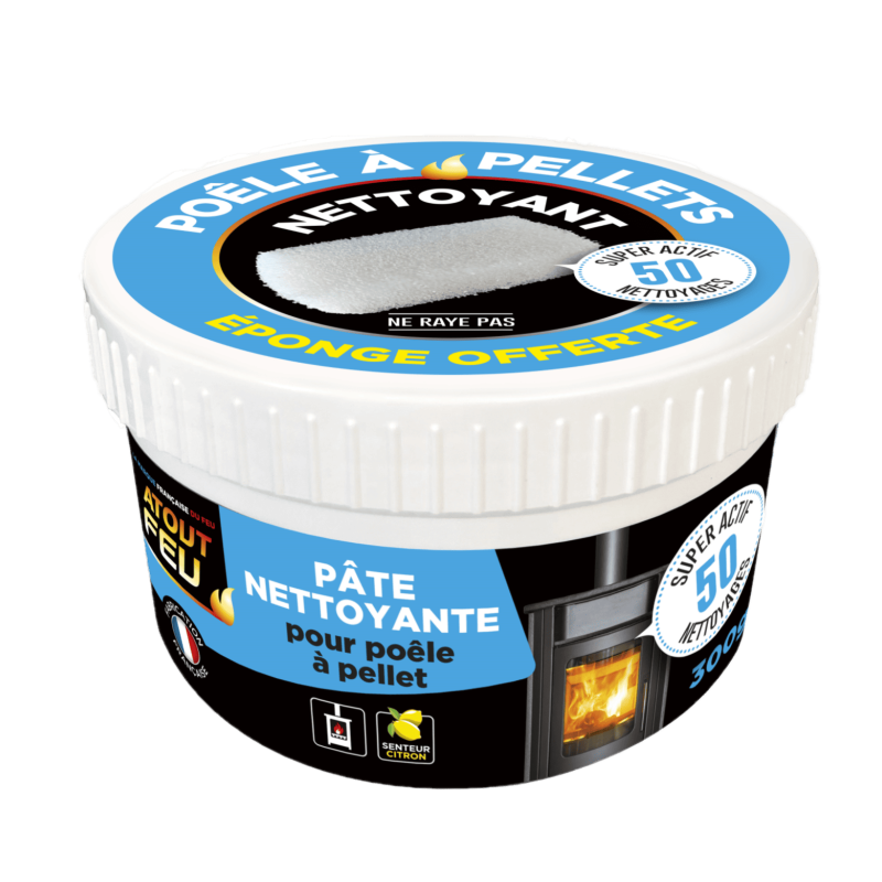 Pâte nettoyante pour poêle à pellet- Atout Feu