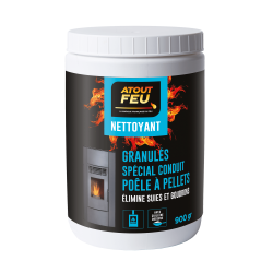 Granules de ramonage - spécial poele à pellet - Atout Feu