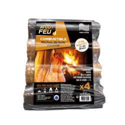 Bois naturel de barbecue - Atout Feu