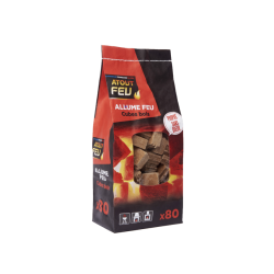 288 X CUBES D'allumage Allume-cheminée Allume-charbon Allume