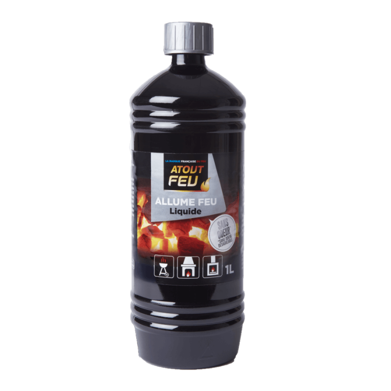 Allume-feu liquide sans odeur - Atout Feu Allume-feu liquide sans odeur - Atout Feu
